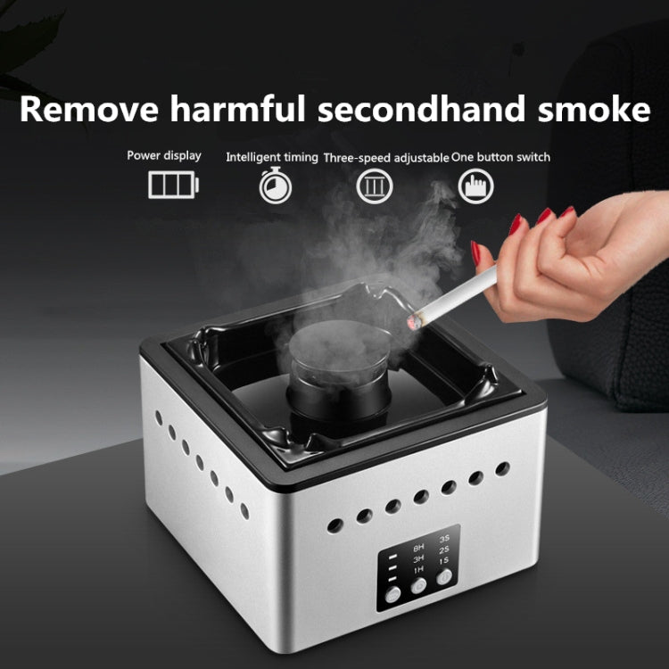 Ashtray Air Purifier Home Indoor Smoke Removal Small Desktop Anti-Secondhand Smoke Artifact(Black) - free shipping - PMC TechLife - Order now!
