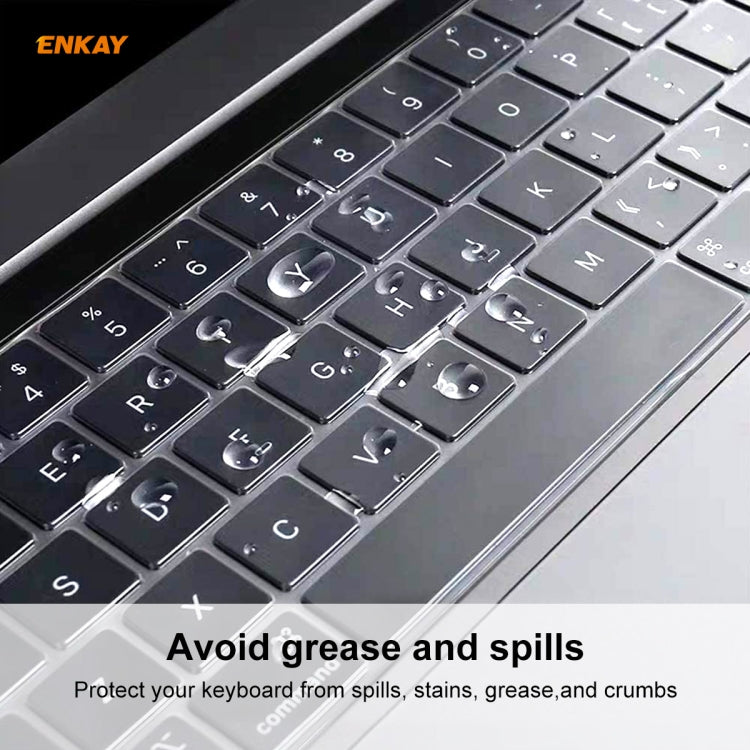 ENKAY TPU Soft Keyboard Protector for MacBook Pro 16 inch A2141 / Pro 13.3 inch A2289 & A2251 & A2338 (2020), US Version - Keyboard Protector by ENKAY | Online Shopping South Africa | PMC Jewellery | Buy Now Pay Later Mobicred