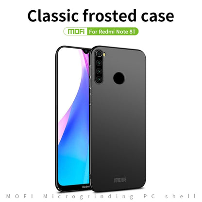 For Xiaomi RedMi Note8T MOFI Frosted PC Ultra-thin Hard Case(Red) - Xiaomi Cases by MOFI | Online Shopping South Africa | PMC Jewellery