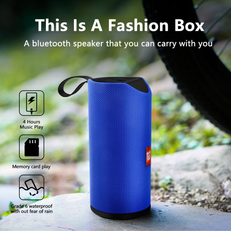 T&G TG113 Portable Bluetooth Speakers Waterproof Stereo Outdoor Loudspeaker MP3 Bass Sound Box with FM Radio(Red) - Desktop Speaker by T&G | Online Shopping South Africa | PMC Jewellery | Buy Now Pay Later Mobicred