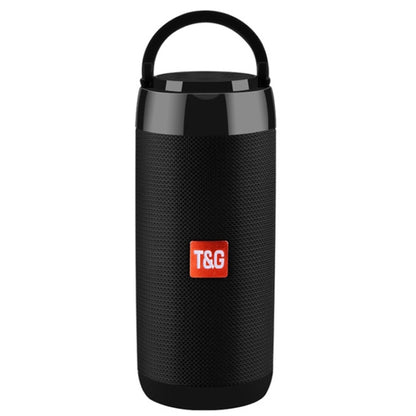 T&G TG113C Column Portable Bluetooth Mini Speaker FM Radio Waterproof Subwoofer Phone Holder Wireless Loundpeakers(Black) - Desktop Speaker by T&G | Online Shopping South Africa | PMC Jewellery | Buy Now Pay Later Mobicred