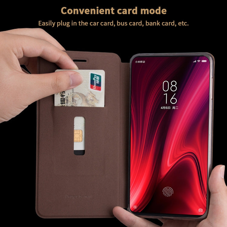 For Xiaomi Mi 9T/9T Pro/Redmi K20 MOFI Crazy Horse Texture Horizontal Flip Protective Leather Case(Red) - Xiaomi Cases by MOFI | Online Shopping South Africa | PMC Jewellery | Buy Now Pay Later Mobicred