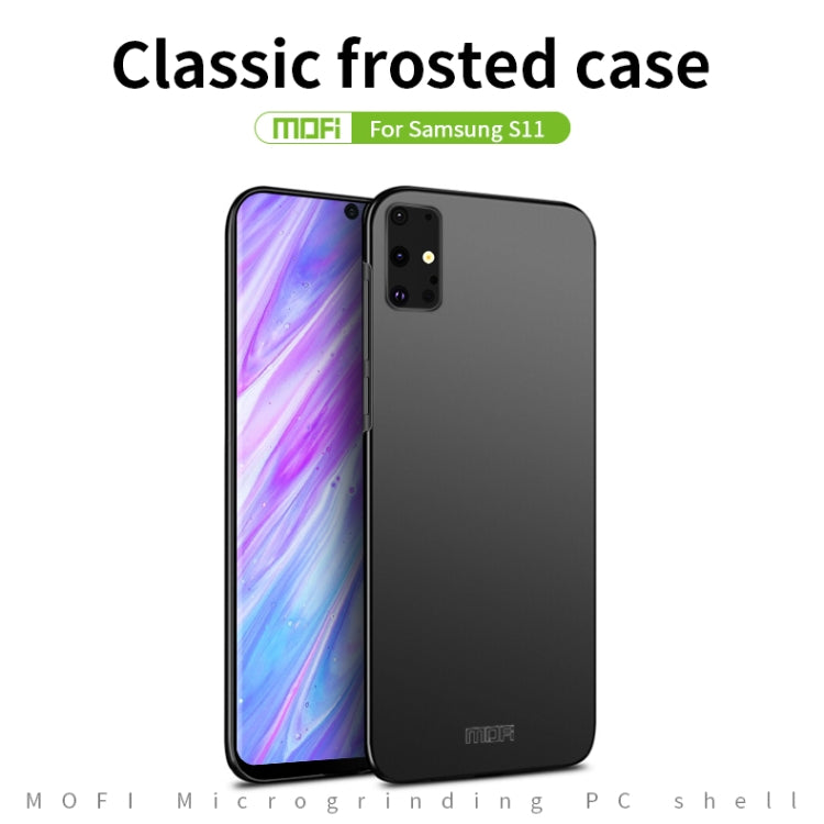 For Galaxy S20+  MOFI Frosted PC Ultra-thin Hard Case(Rose gold) - Galaxy Phone Cases by MOFI | Online Shopping South Africa | PMC TechLife