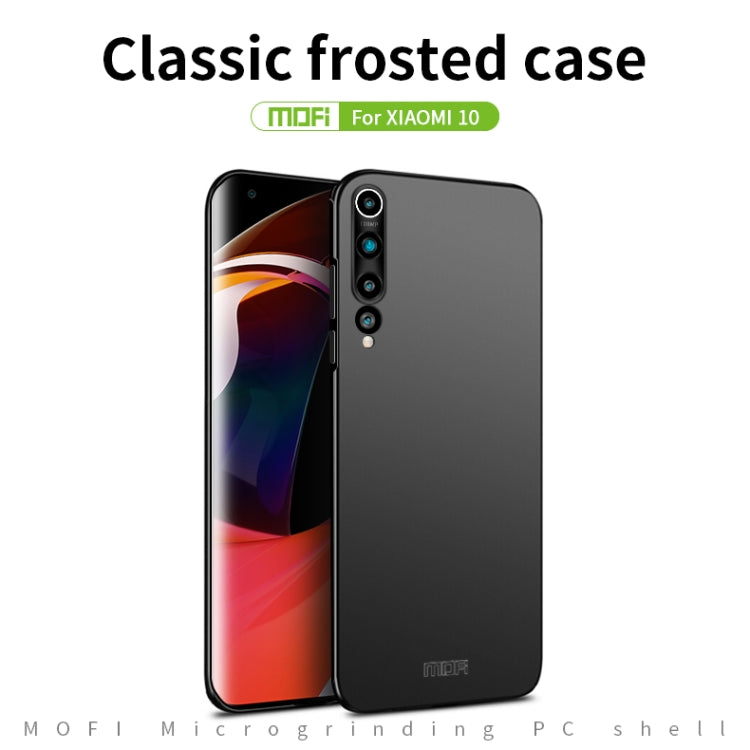 For Xiaomi Mi 10 MOFI Frosted PC Ultra-thin Hard Case(Black) - Xiaomi Cases by MOFI | Online Shopping South Africa | PMC TechLife