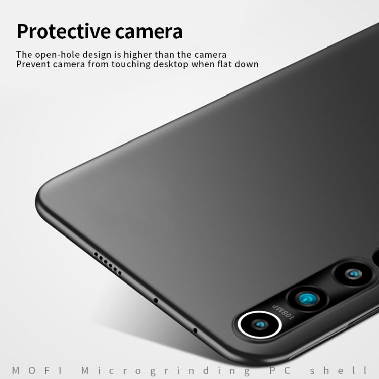 For Xiaomi Mi 10 MOFI Frosted PC Ultra-thin Hard Case(Black) - Xiaomi Cases by MOFI | Online Shopping South Africa | PMC TechLife