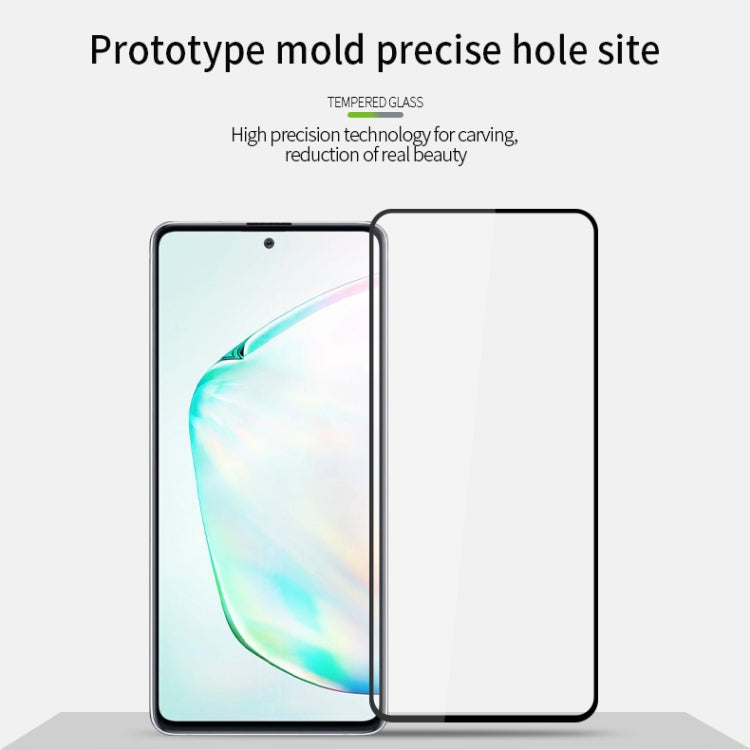 For Galaxy A81 / Note 10 Lite MOFI 9H 2.5D Full Screen Tempered Glass Film(Black) - Galaxy Tempered Glass by MOFI | Online Shopping South Africa | PMC Jewellery