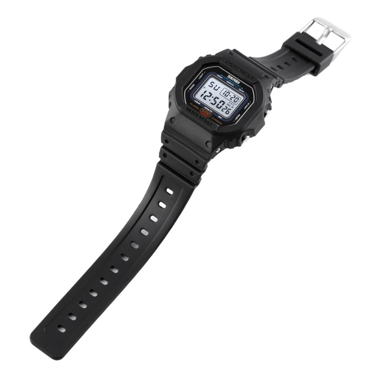 Skmei 1608 Multi-Function Student Electronic Watch Waterproof Timing Silicone Sports Watch(Blue) - free shipping - PMC TechLife - Order now!