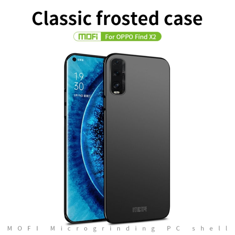 For OPPO Find X2 MOFI Frosted PC Ultra-thin Hard Case(Black) - OPPO Cases by MOFI | Online Shopping South Africa | PMC TechLife