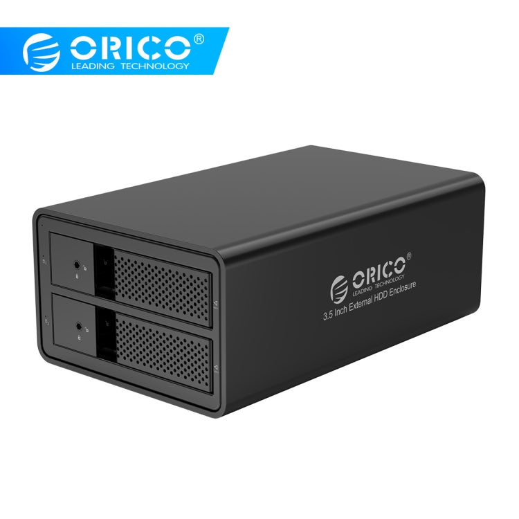 ORICO 9528RU3 3.5-Inch External Hard Drive Enclosure with RAID(Black) - HDD Enclosure by ORICO | Online Shopping South Africa | PMC Jewellery | Buy Now Pay Later Mobicred