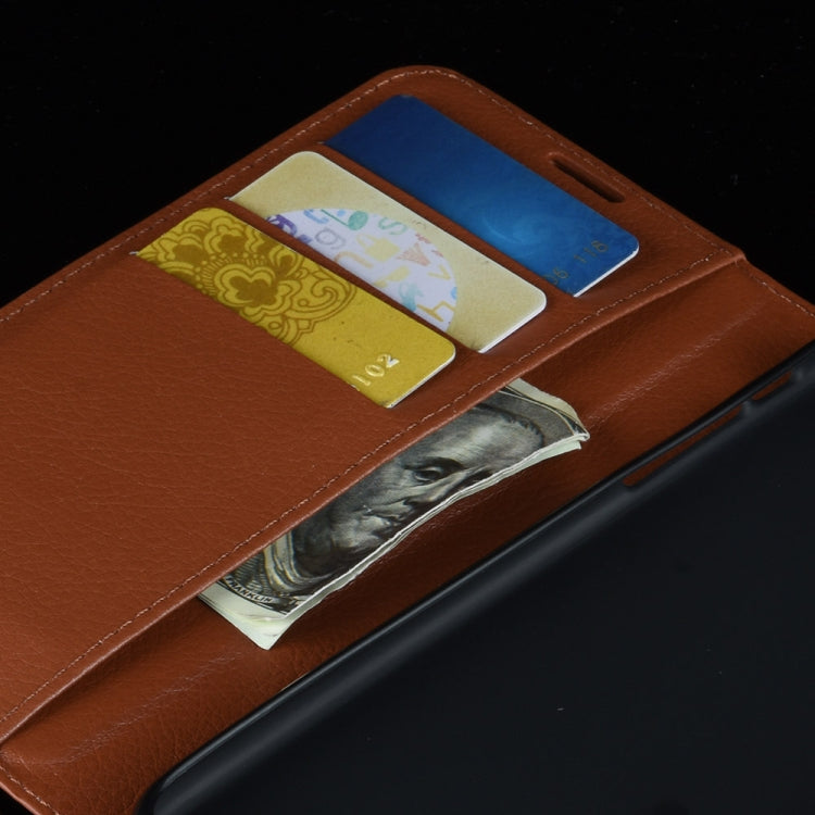 For OPPO Realme C3 (3 Cameras) Litchi Texture Horizontal Flip Protective Case with Holder & Card Slots & Wallet(Blue) - Realme Cases by PMC TechLife | Online Shopping South Africa | PMC TechLife | Buy Now Pay Later Mobicred