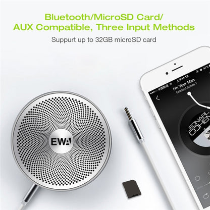 EWA A3 Mini Speakers 8W 3D Stereo Music Surround Wireless Bluetooth Speakers  Portable  Sound Bass Support TF Cards USB - Desktop Speaker by EWA | Online Shopping South Africa | PMC Jewellery | Buy Now Pay Later Mobicred