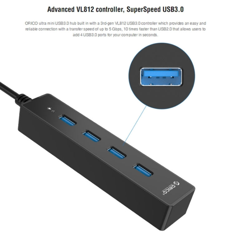 ORICO W8PH4-U3 4 Ports USB 3.0 HUB - free shipping - PMC Jewellery - Order now!