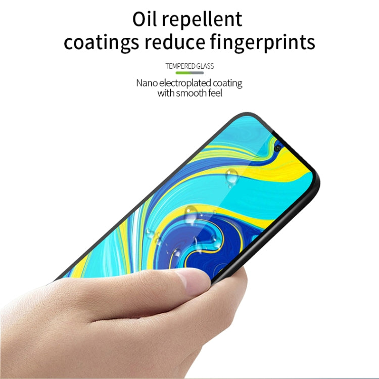For Xiaomi Redmi Note 9 MOFI 9H 2.5D Full Screen Tempered Glass Film(Black) -  by MOFI | Online Shopping South Africa | PMC TechLife