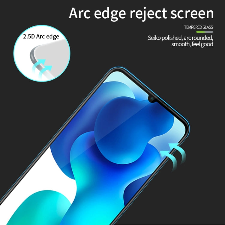 For Xiaomi 10 Lite MOFI 9H 2.5D Full Screen Tempered Glass Film(Black) -  by MOFI | Online Shopping South Africa | PMC TechLife | Buy Now Pay Later Mobicred