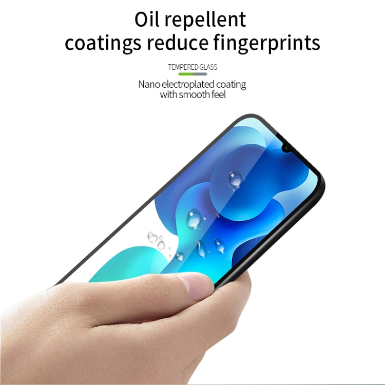For Xiaomi 10 Lite MOFI 9H 2.5D Full Screen Tempered Glass Film(Black) -  by MOFI | Online Shopping South Africa | PMC TechLife | Buy Now Pay Later Mobicred