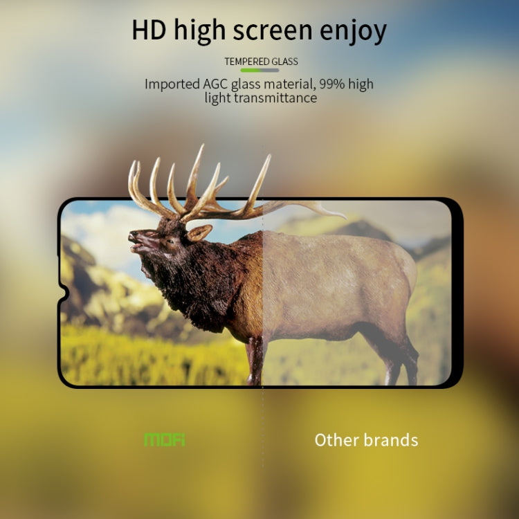 For Xiaomi 10 Lite MOFI 9H 2.5D Full Screen Tempered Glass Film(Black) -  by MOFI | Online Shopping South Africa | PMC TechLife | Buy Now Pay Later Mobicred