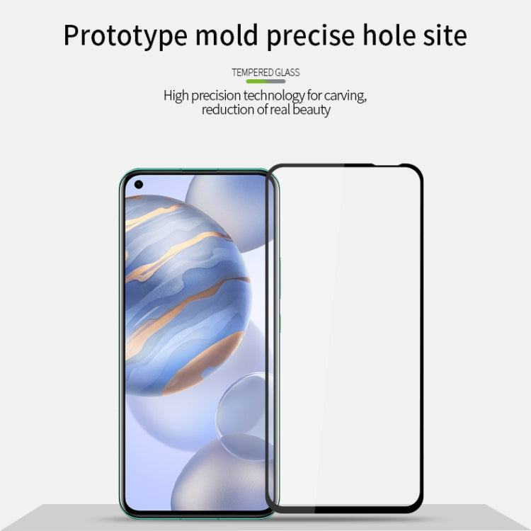 For Huawei Honor 30 / Nova7 MOFI 9H 2.5D Full Screen Tempered Glass Film(Black) - Honor Tempered Glass by MOFI | Online Shopping South Africa | PMC TechLife | Buy Now Pay Later Mobicred