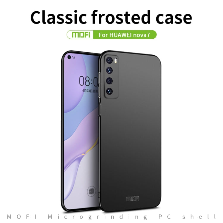 For Huawei Nova 7 MOFI Frosted PC Ultra-thin Hard Case(Blue) - Huawei Cases by MOFI | Online Shopping South Africa | PMC TechLife