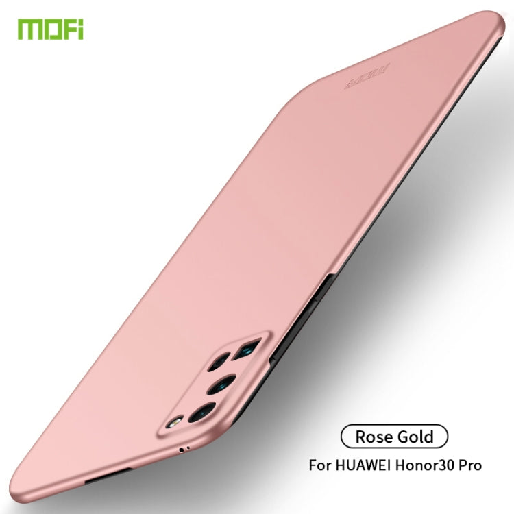 For Huawei Honor 30 Pro MOFI Frosted PC Ultra-thin Hard Case(Rose gold) - Honor Cases by MOFI | Online Shopping South Africa | PMC TechLife