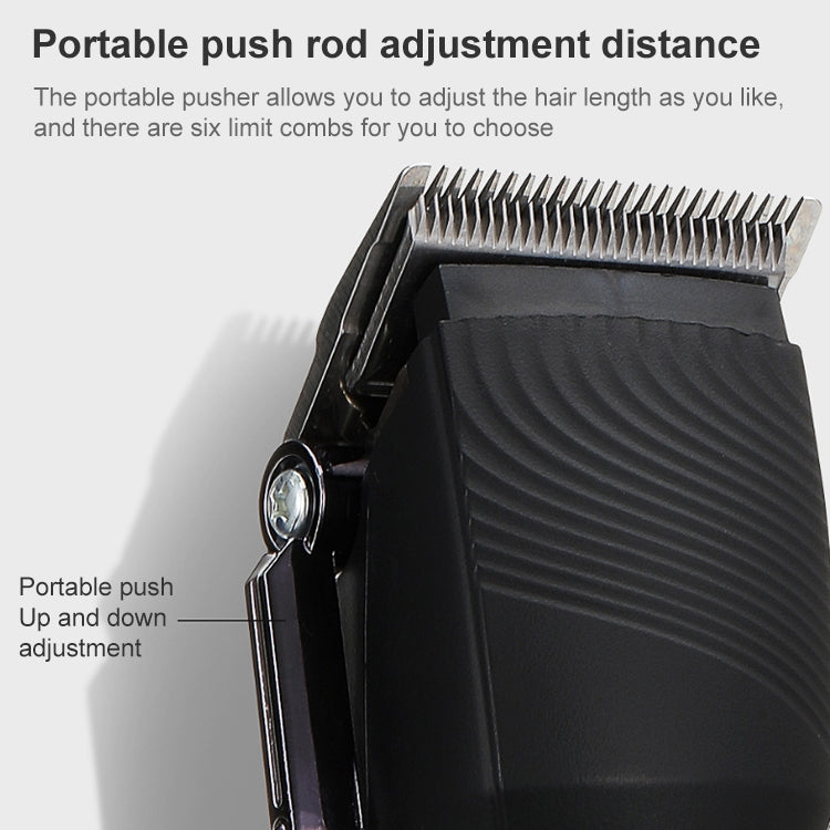 VGR V-280  10W USB Metal Electric Hair Clipper with LED Digital Display (Gold) - free shipping - PMC TechLife - Order now!