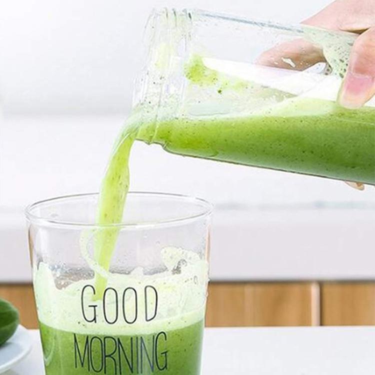 USB Rechargeable Electric Automatic Vegetable Fruit Citrus Orange Juice Maker Cup Mixer Bottle (380ML)(6 Blades Green) - free shipping - PMC TechLife - Order now!