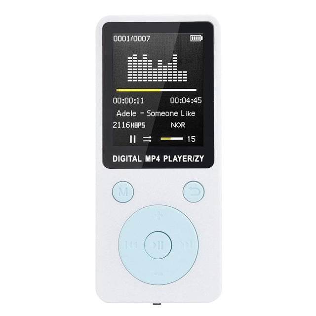 Portable MP4 Lossless Sound Music Player FM Recorder Walkman Player Mini Support Music, Radio, Recording, MP3, TF Card, No Memory(White) - MP3 Player by PMC Jewellery | Online Shopping South Africa | PMC Jewellery | Buy Now Pay Later Mobicred