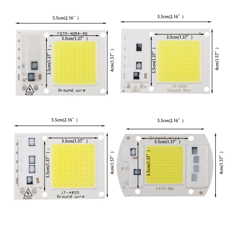 High Power 220V LED FloodlightCool/Warm White COB LED Chip IP65 Smart IC Driver Lamp(20W warm white) - Celling Lights & Chandeliers by PMC Jewellery | Online Shopping South Africa | PMC Jewellery | Buy Now Pay Later Mobicred