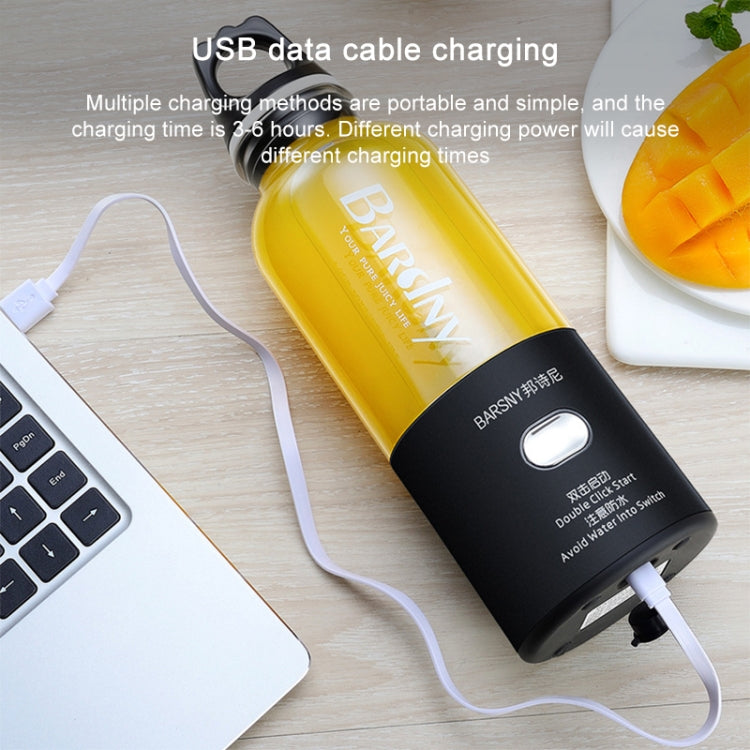 Multifunctional Juicer Rotatory Extractor Cup Portable USB Charge Juicer Blender with 6 Blades(Black) - free shipping - PMC TechLife - Order now!