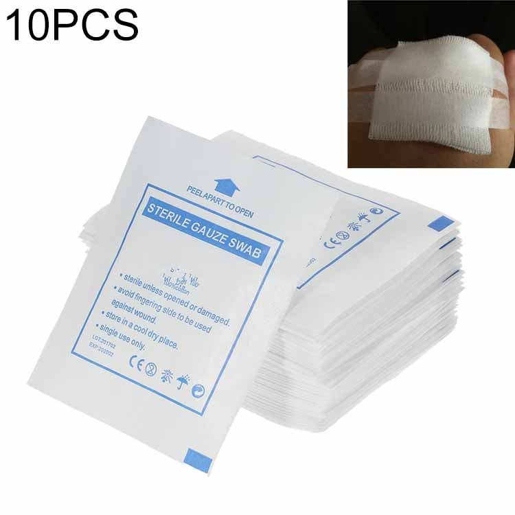 10 PCS Disposable Cotton Gauze Piece - free shipping - PMC TechLife - Order now!