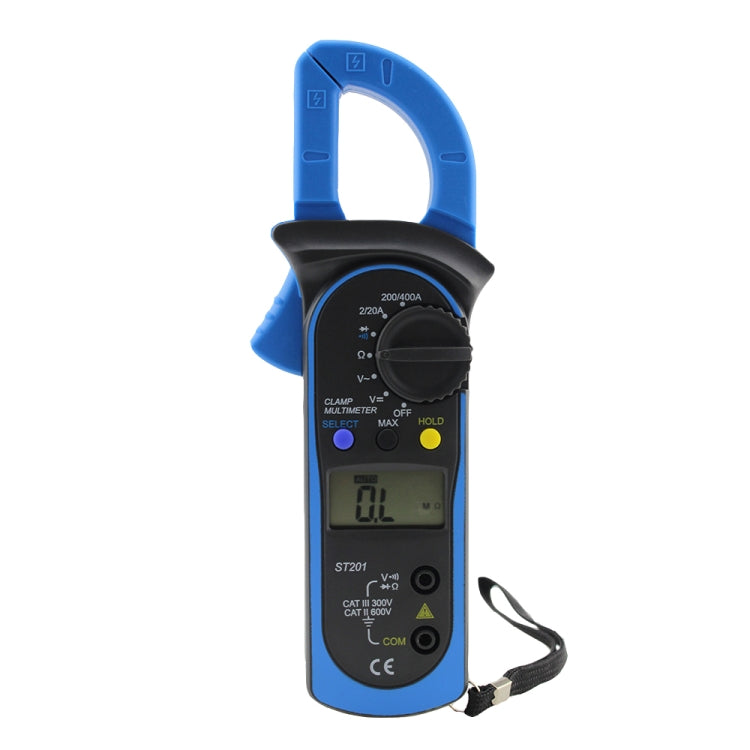 ANENG ST201 AC And DC Digital Clamp Multimeter Voltage And Current Measuring Instrument Tester( Blue) - Digital Multimeter by ANENG | Online Shopping South Africa | PMC Jewellery | Buy Now Pay Later Mobicred