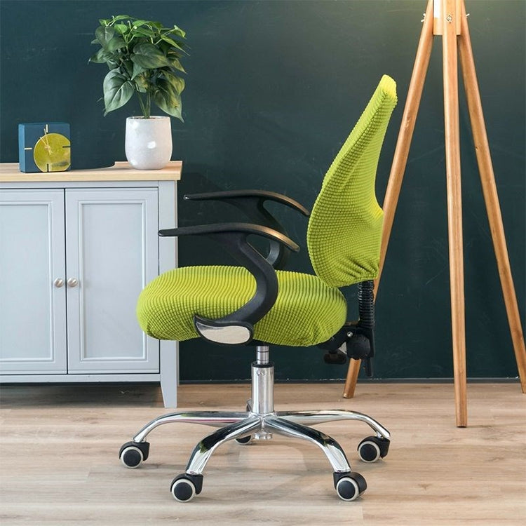 Universal Stretch Office Chair Cover, Size:Back Cover + Cushion Cover(Dark Grey) - Sofa Covers & Chair Covers by PMC TechLife | Online Shopping South Africa | PMC TechLife