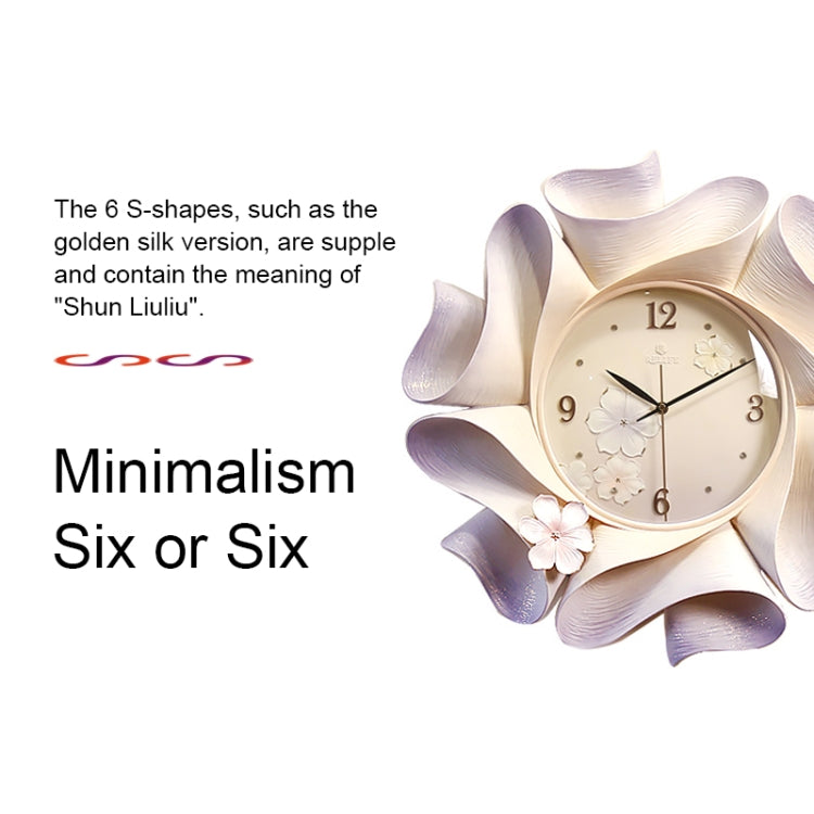 Creative Wall Clock Pure Hand-painted Wall Clock(Yellow) - Wall Clock by PMc TechLife | Online Shopping South Africa | PMc TechLife | Buy Now Pay Later Mobicred
