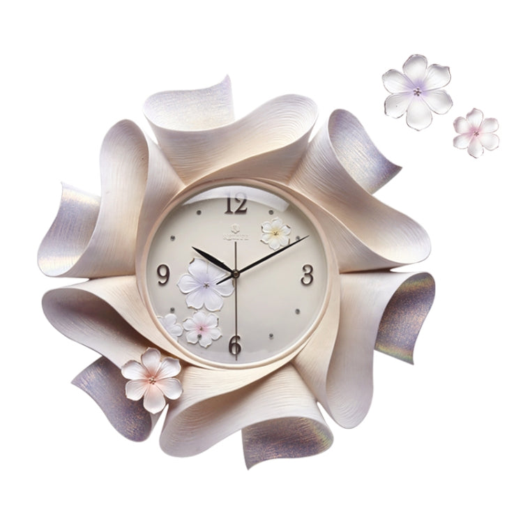Creative Wall Clock Pure Hand-painted Wall Clock(Purple) - Wall Clock by PMc TechLife | Online Shopping South Africa | PMc TechLife | Buy Now Pay Later Mobicred