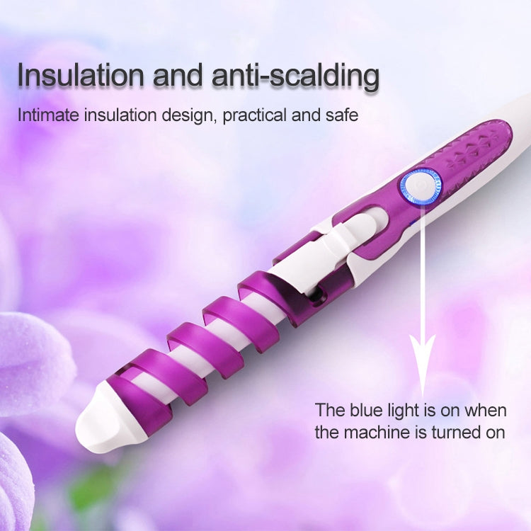 Hair Styling Tool Hair Curler Roller Spiral Curling Iron(Pink) - free shipping - PMC TechLife - Order now!
