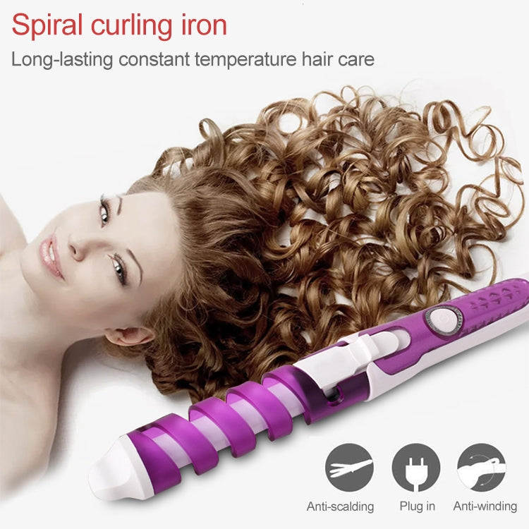 Hair Styling Tool Hair Curler Roller Spiral Curling Iron(Pink) - free shipping - PMC TechLife - Order now!
