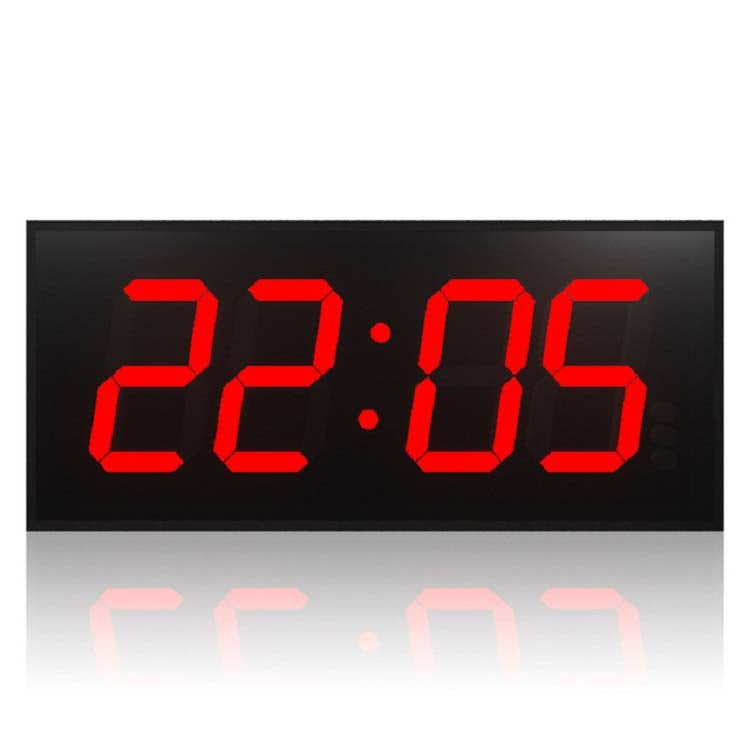LED Large Screen Digital Electronic Clock Remote Control Double-sided Wall Clock (Red) - free shipping - PMc TechLife - Order now!