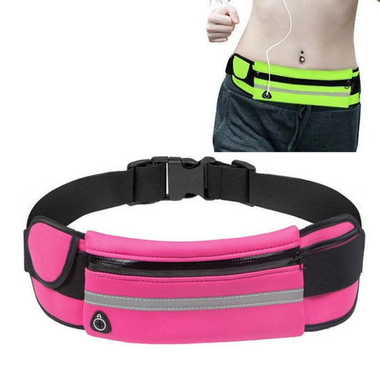 Kettle Pockets Outdoor Sports Mobile Phone Pockets Waist Bag(Rose Red) - Waist Bags by PMC Jewellery | Online Shopping South Africa | PMC Jewellery | Buy Now Pay Later Mobicred