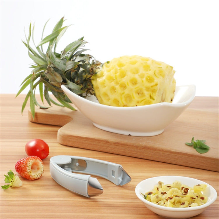 Pineapple Remover Clip Gadget Kitchen Tool Strawberry Shelling Machine(Gray) - Food Clips & Clips by PMC TechLife | Online Shopping South Africa | PMC TechLife | Buy Now Pay Later Mobicred