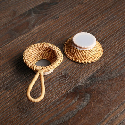 Bamboo Woven Creative Filter Reusable Filter Tea Colander Gadget, Style:Calabash Single Section Tea Leak - Tea Strainers by PMC Jewellery | Online Shopping South Africa | PMC Jewellery | Buy Now Pay Later Mobicred