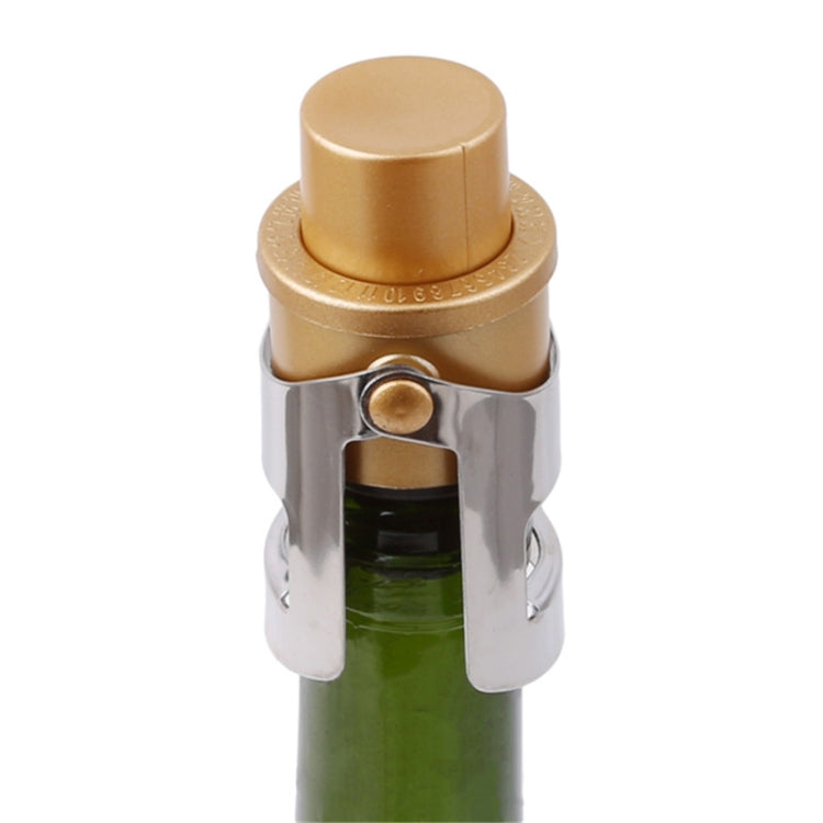 Push-button Stainless Steel Pumping Champagne Stopper Sparkling Champagne Snap Wing Vacuum Wine Stopper(Gold) - free shipping - PMC TechLife - Order now!