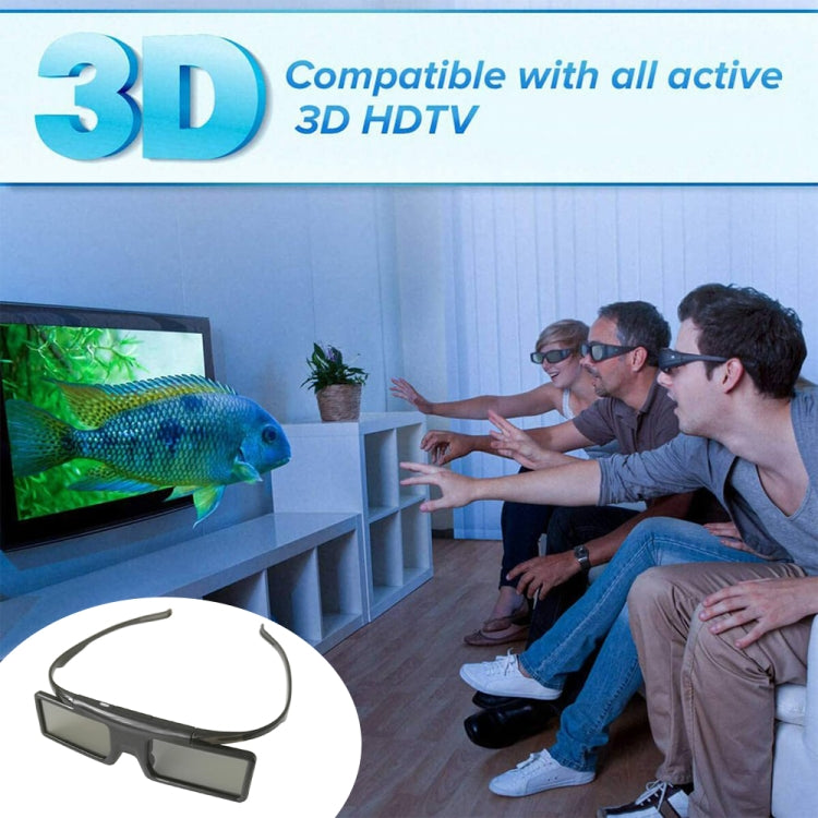 Bluetooth Active Shutter 3D Glasses Universal for Samsung Sony and Epson 5200 Projector - VR Headset by PMC TechLife | Online Shopping South Africa | PMC TechLife | Buy Now Pay Later Mobicred