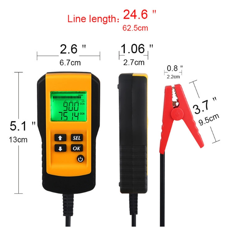 AE300 Car 12V Digital Battery Tester Analyzer - Electronic Test by PMC TechLife | Online Shopping South Africa | PMC TechLife | Buy Now Pay Later Mobicred