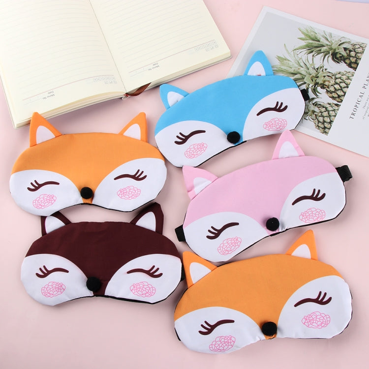 Cute Fox 3D Sleep Mask Rest Travel Sleeping Cover Sleep Ice Mask(Coffee) - free shipping - PMC TechLife - Order now!