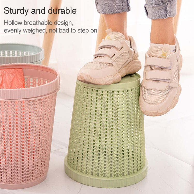 Household Removable Plastic Trash Bin Built-in Trash Bag Box(Pink) - Trash Bin & Bags by PMc TechLife | Online Shopping South Africa | PMc TechLife | Buy Now Pay Later Mobicred