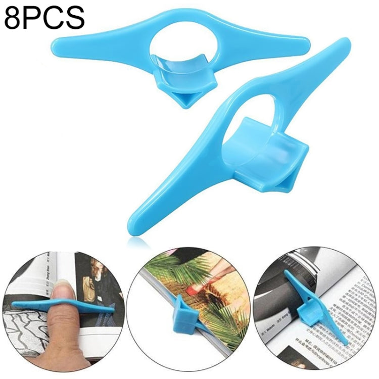 8 PCS Thumb Convenient Multifunction Book Holder Bookmark Finger Ring Book Marker - Bookmark by PMC TechLife | Online Shopping South Africa | PMC TechLife
