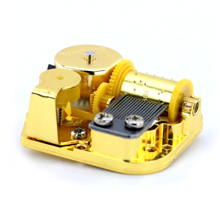 Eight-tone Gold-plated Bar Repair Parts DIY Sky City Paperback Music Box(Robot Cat) - Music Box by PMC Jewellery | Online Shopping South Africa | PMC Jewellery | Buy Now Pay Later Mobicred