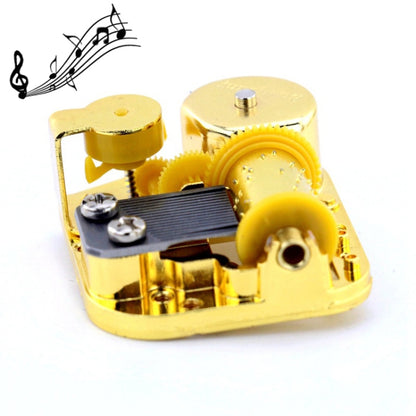 Eight-tone Gold-plated Bar Repair Parts DIY Sky City Paperback Music Box(Wonderful Grace) - Music Box by PMC Jewellery | Online Shopping South Africa | PMC Jewellery | Buy Now Pay Later Mobicred