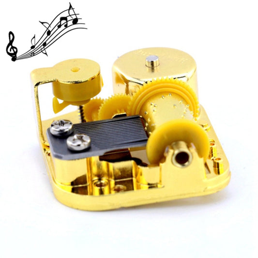 Eight-tone Gold-plated Bar Repair Parts DIY Sky City Paperback Music Box(Happy Birthday) - Music Box by PMC Jewellery | Online Shopping South Africa | PMC Jewellery | Buy Now Pay Later Mobicred