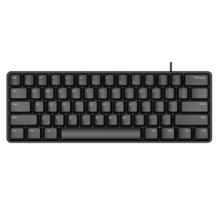 Rapoo V860 Desktop Wired Gaming Mechanical Keyboard, Specifications:61 Keys(Green Shaft) - free shipping - PMC Jewellery - Order now!