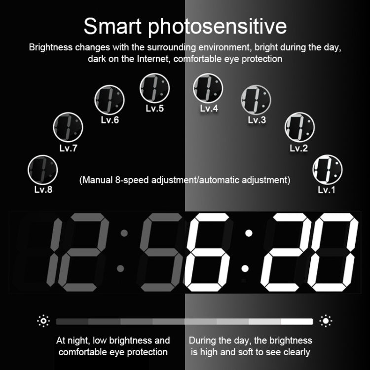 Creative LED Digital Wall Clock Multi-function WIFI Clock, Style:6 Bit Hollow WIFI(Red) - Wall Clock by PMc TechLife | Online Shopping South Africa | PMc TechLife | Buy Now Pay Later Mobicred